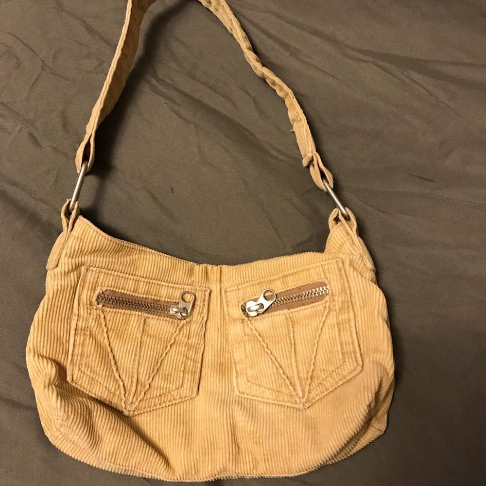 Corduroy mini purse